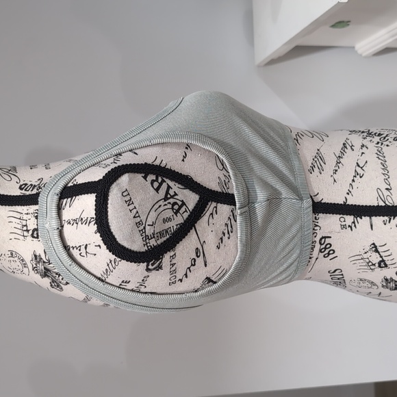 ZARA | Women's Greenish/Grey Washed Effect Distressed Ribbed Cropped Top - Picture 3 of 4